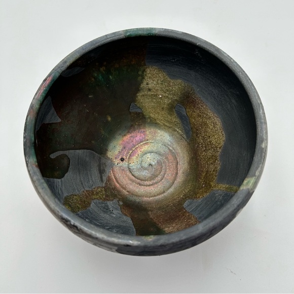 Raku Pottery Planter/Bowl - Picture 5 of 9